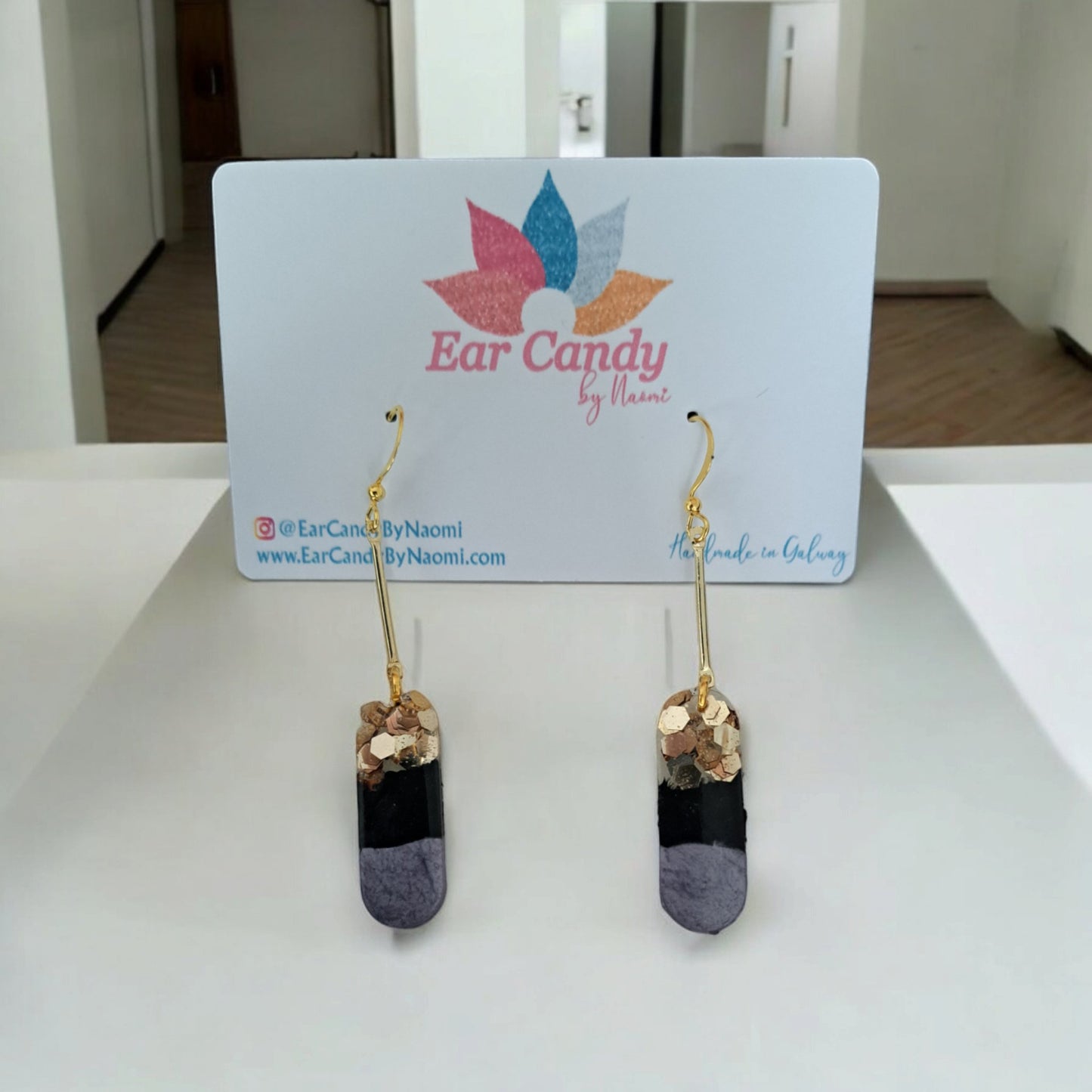 Bronwyn long drop nova - Ear Candy by Naomi Bronwyn long drop nova