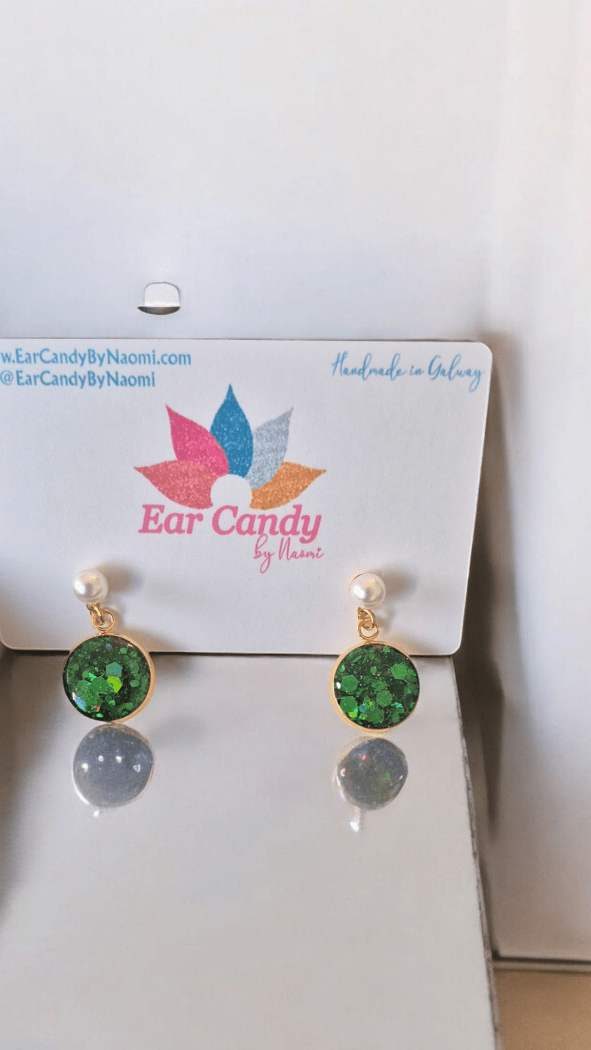 Sadie Emerald drops - Ear Candy by NaomiSadie Emerald drops