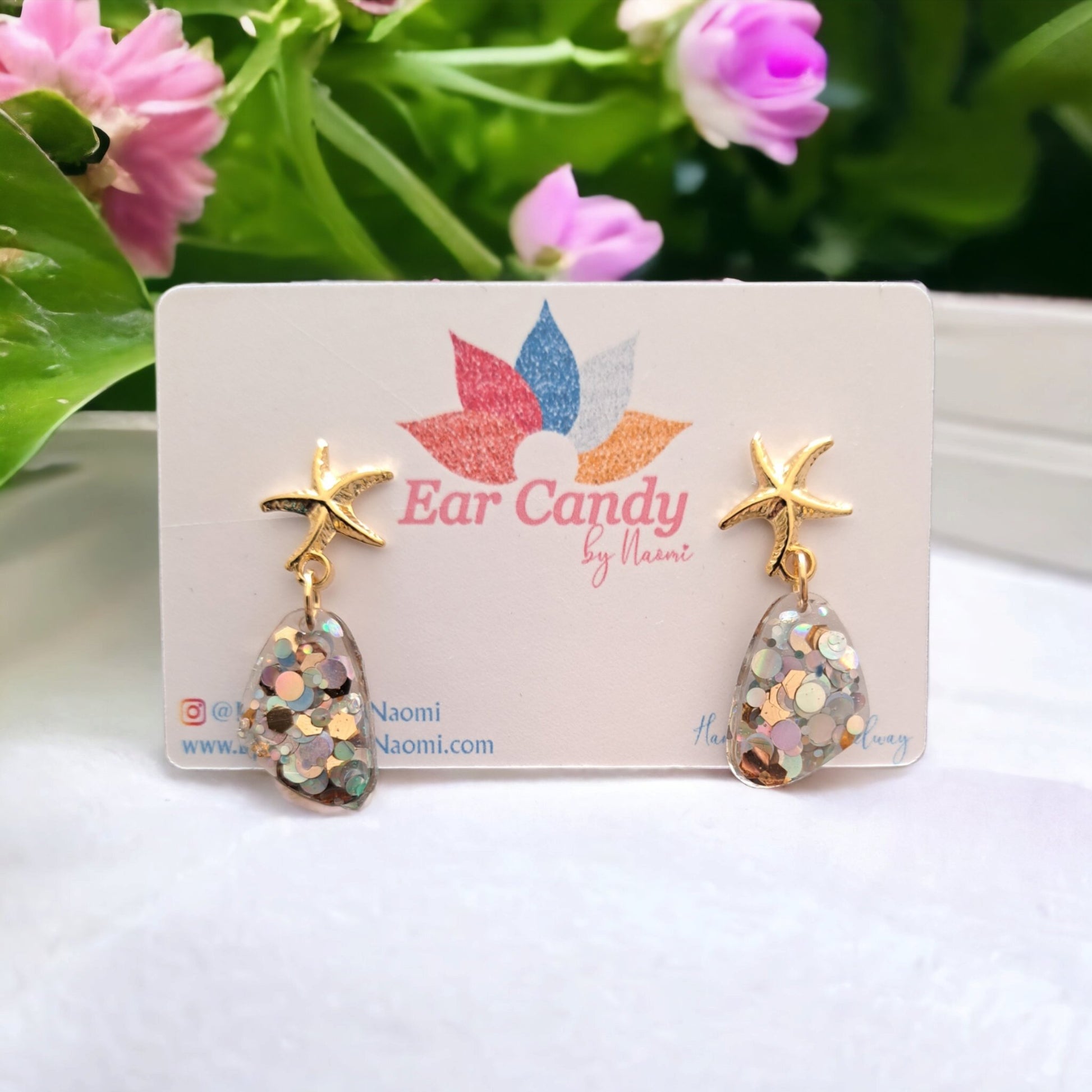 Sparkle starfish - Ear Candy by Naomi Sparkle starfish