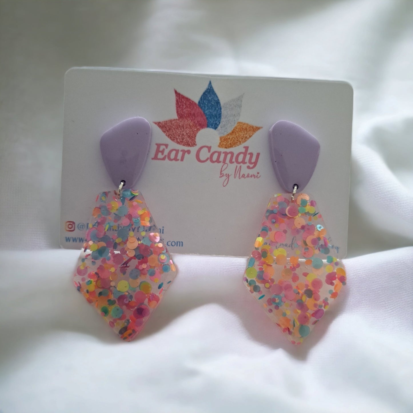 Audrey Pops in Lilac Tops - Ear Candy by Naomi Audrey Pops in Lilac Tops