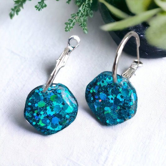 Janis aqua sparkle - Ear Candy by Naomi Janis aqua sparkle