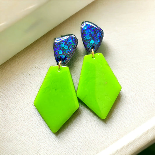 Audrey pops in lime - Ear Candy by Naomi Audrey pops in lime