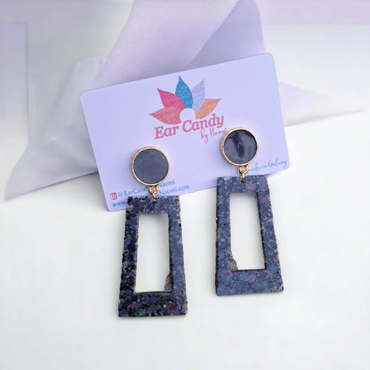 Becca black sparkle - Ear Candy by Naomi Becca black sparkle