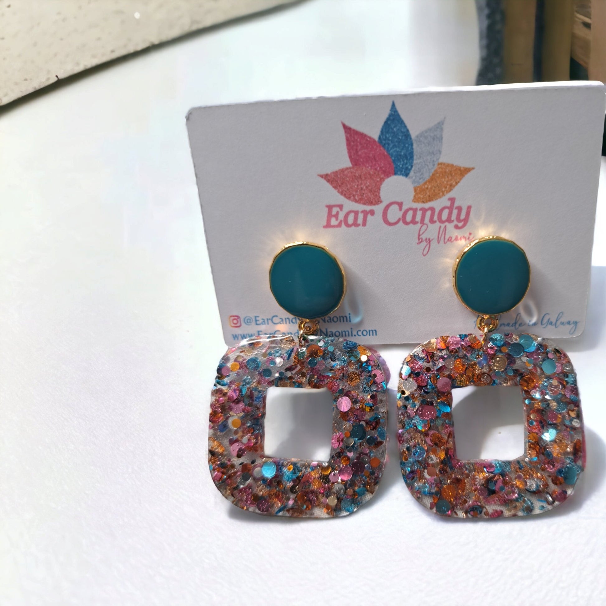 Nina Dance with aqua top - Ear Candy by Naomi Nina Dance with aqua top