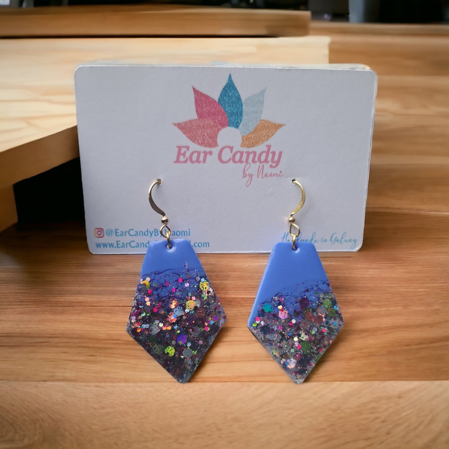 Audrey purple drops - Ear Candy by Naomi Audrey purple drops