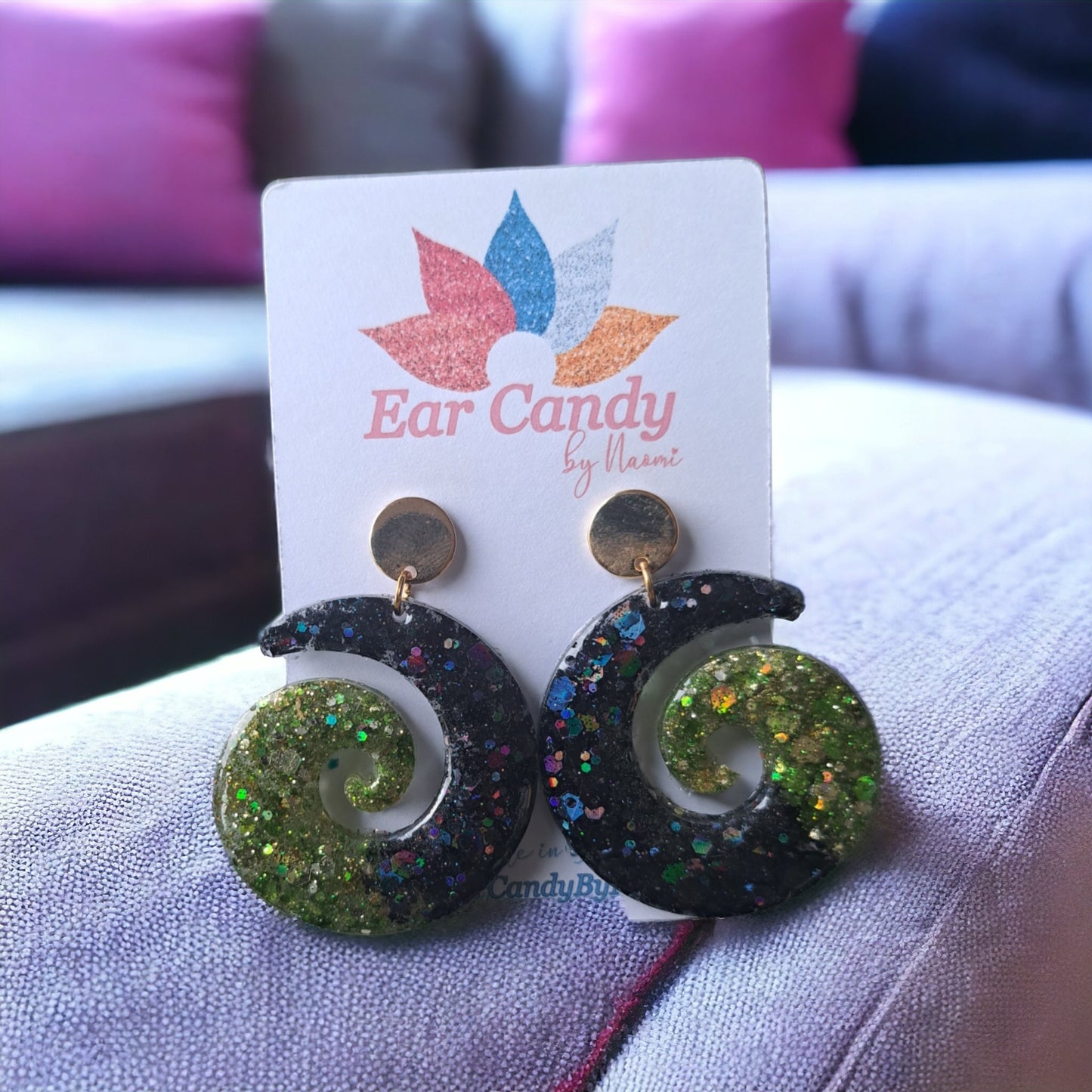 Sinead in glitter - Ear Candy by Naomi Sinead in glitter