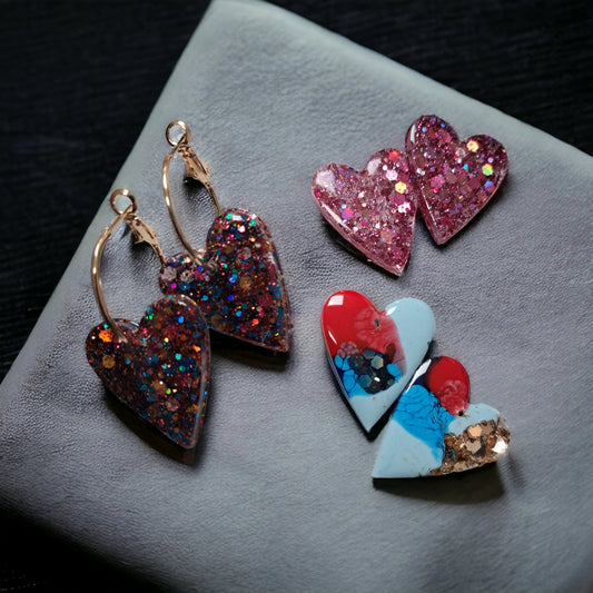 Speckled heart pick n mix - Ear Candy by Naomi Speckled heart pick n mix