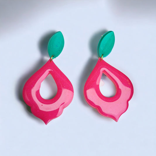 Raya pink drop - Ear Candy by Naomi Raya pink drop