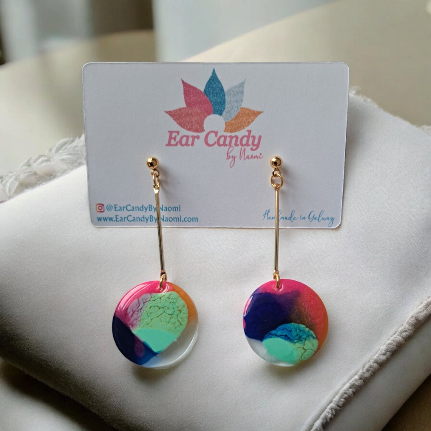 Festival colour drops - Ear Candy by Naomi Festival colour drops