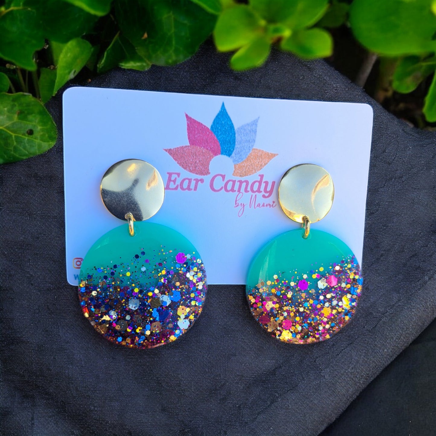 Alexis gold dot drops - Ear Candy by Naomi Alexis gold dot drops