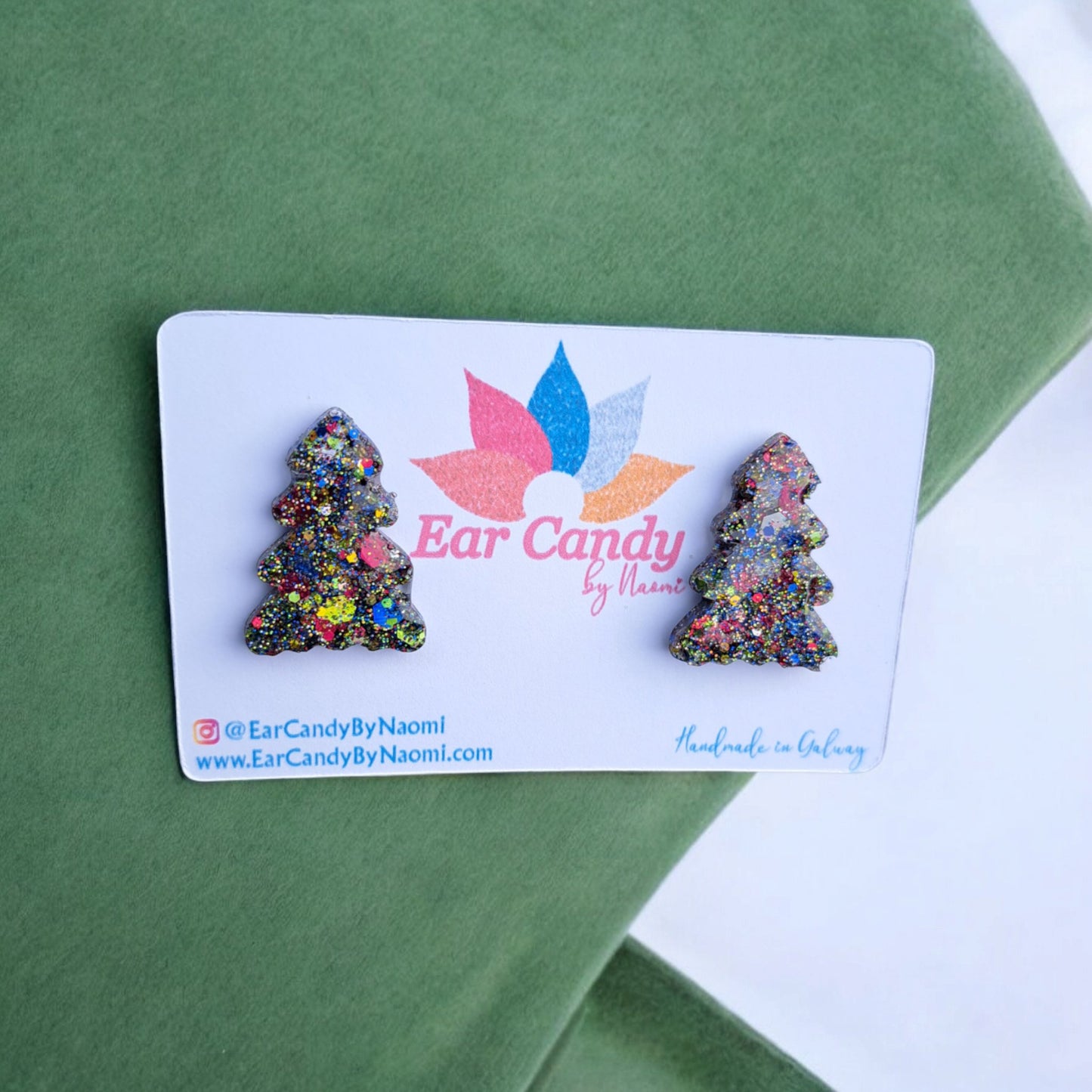 Christmas Tree Studs - Ear Candy by Naomi Christmas Tree Studs