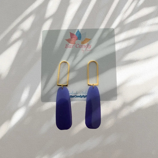 Sia long drop in purple